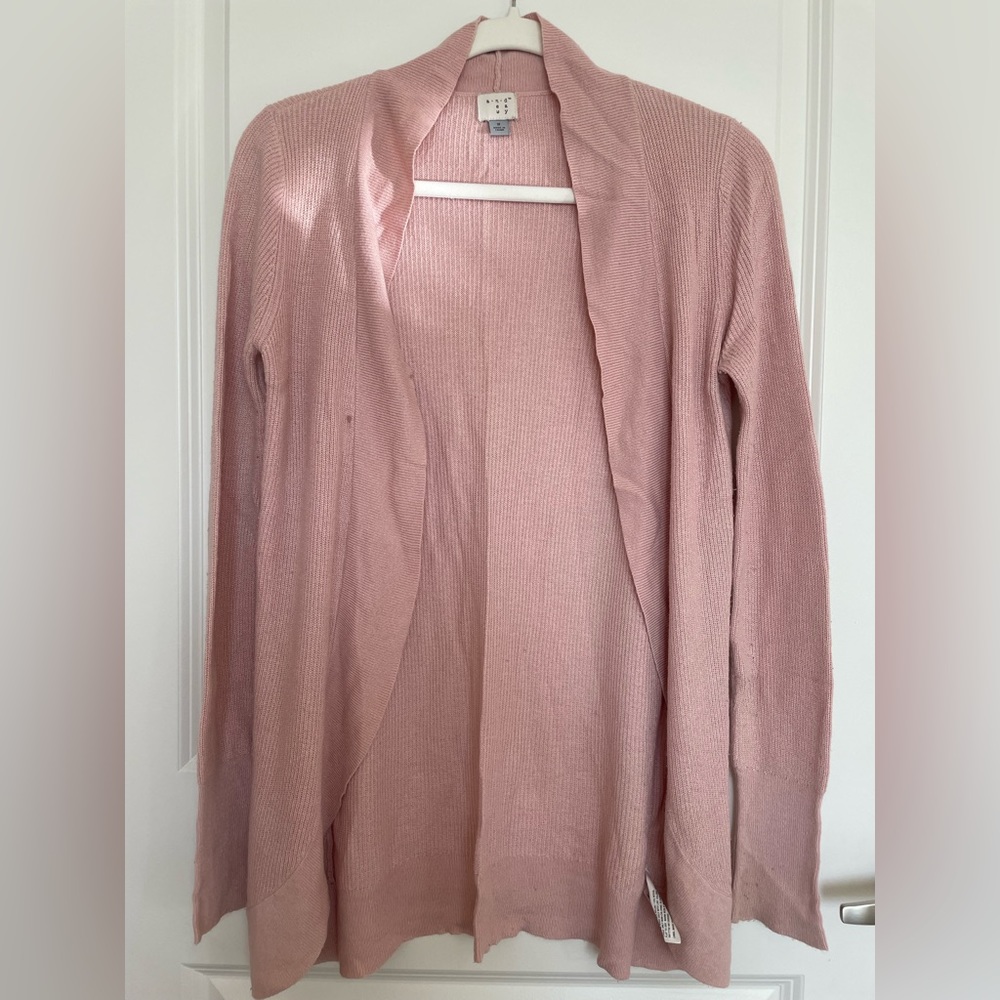 Long Pink Cardigan